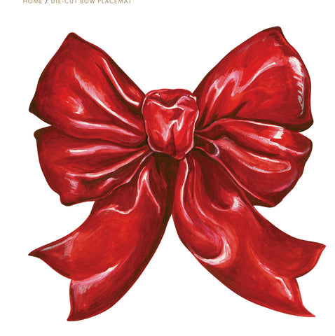 Bow die Cut Placemat