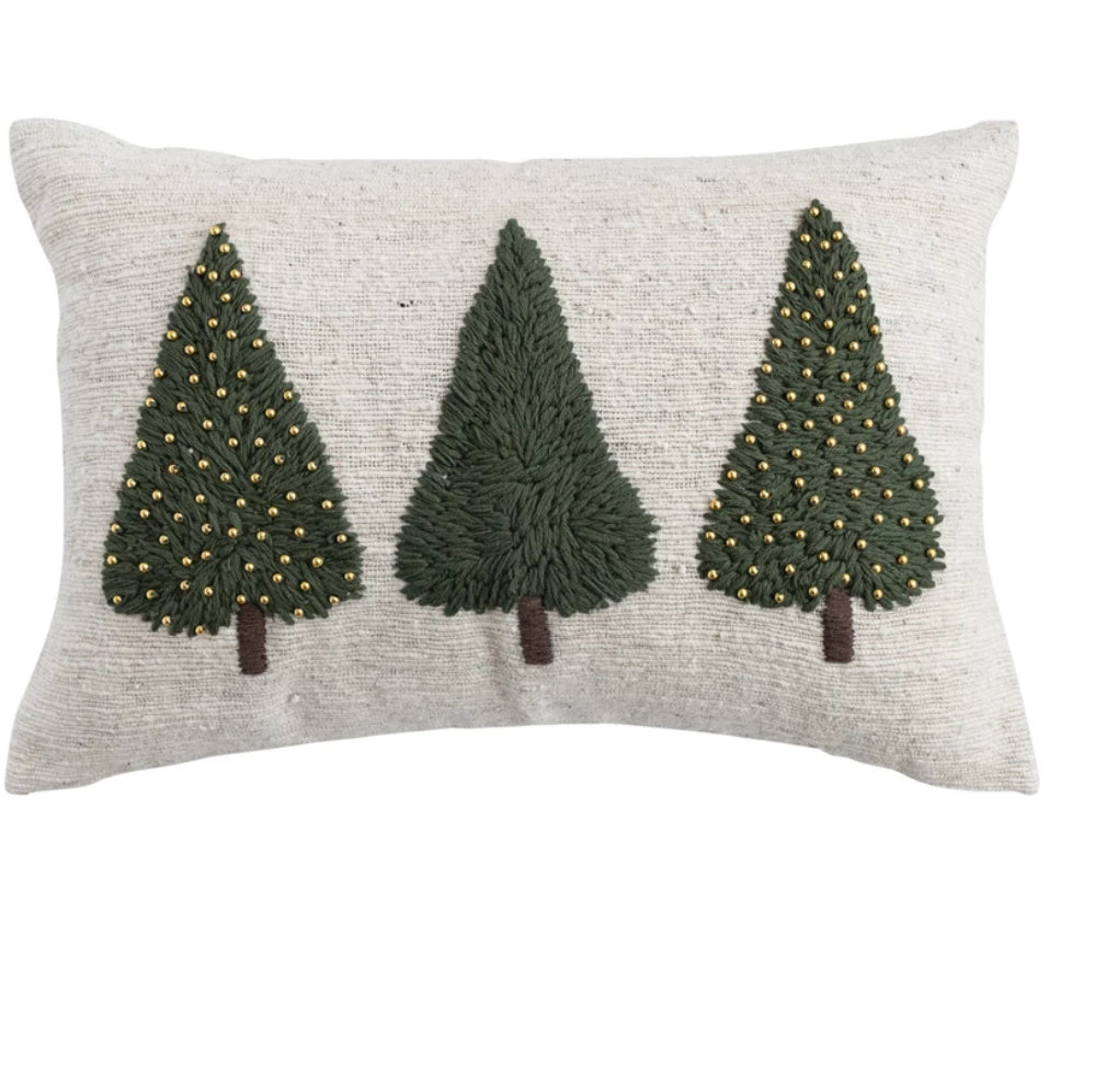 3 tree pillow
