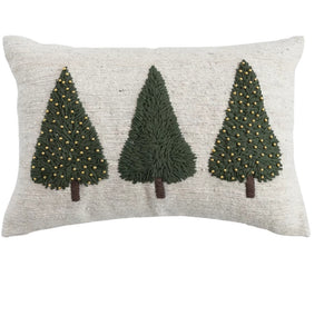 3 tree pillow