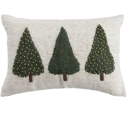 3 tree pillow