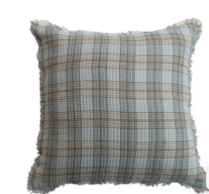 Plaid pillow