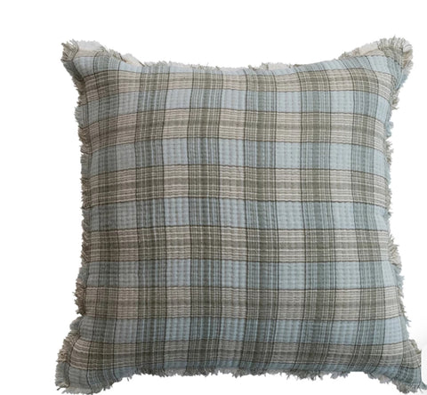 Plaid pillow