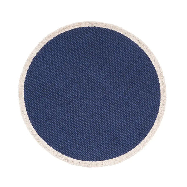 Fringed Round Placemat