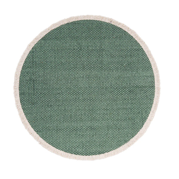 Fringed Round Placemat