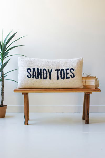 Sandy Toes Pillow