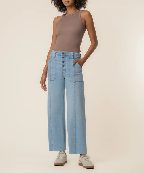 Meg Wide Raw Jean