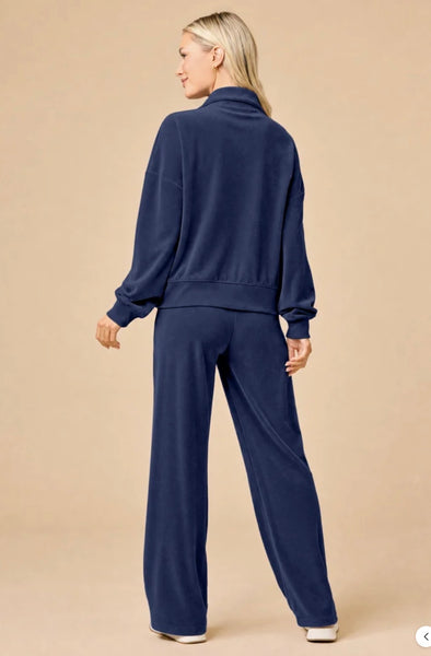 Midnight 1/4 Zip w Wide pant