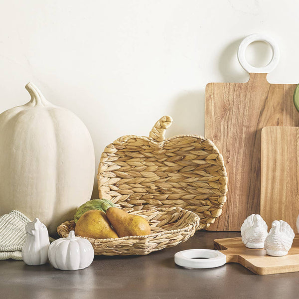 Hyacinth Pumpkin Tray: Hyacinth / 12" L x 11" W x 2" D
