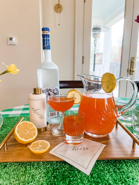 Cocktail Napkin Roll: Gold Salute