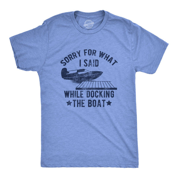 Sorry Docking Boat