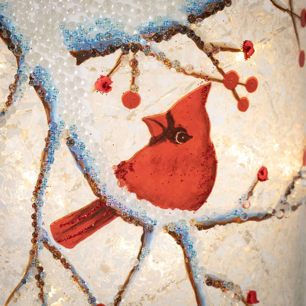*FROSTED LED CARDINAL LIGHT