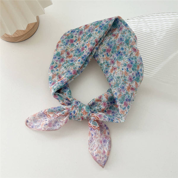Cotton Linen Square Scarf - Breathable Neck Wrap_CWMS0673: TYPE1 / (OS) 3