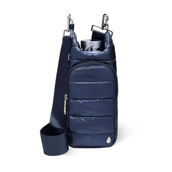 Navy Blue Shiny HydroBag® with Navy Strap