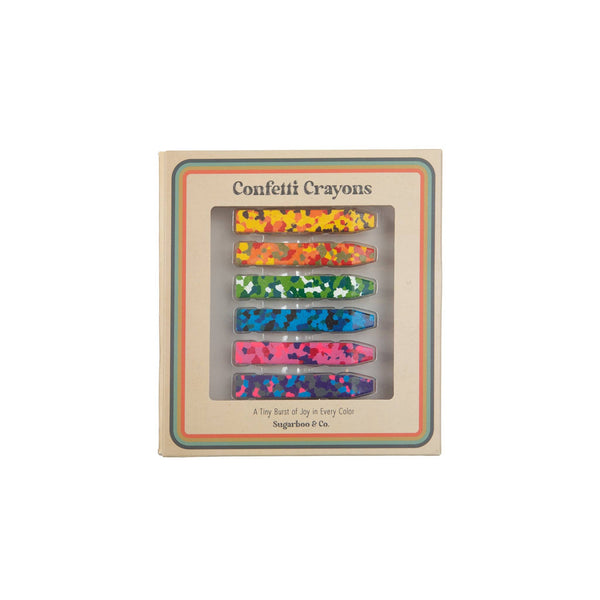 Confetti Crayons - 6 Count