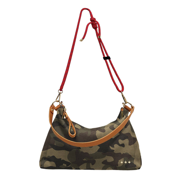 Cosette Canvas Shoulder Bag: Leopard