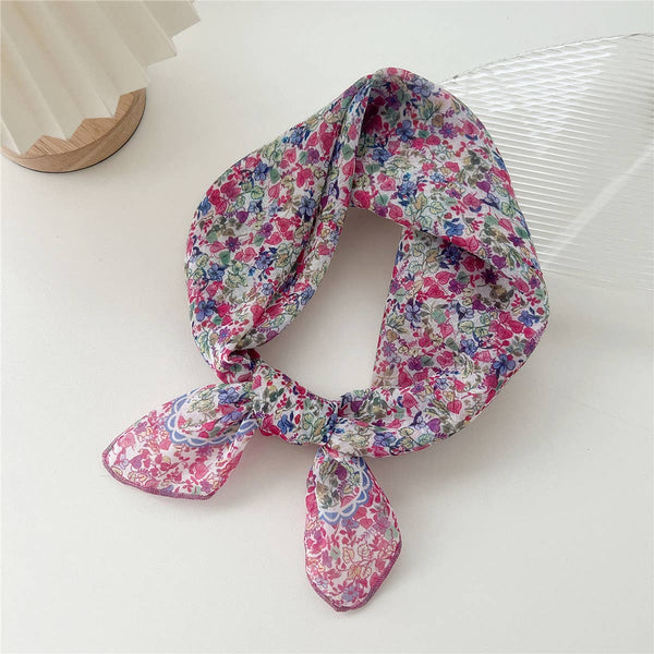 Cotton Linen Square Scarf - Breathable Neck Wrap_CWMS0673: TYPE1 / (OS) 3