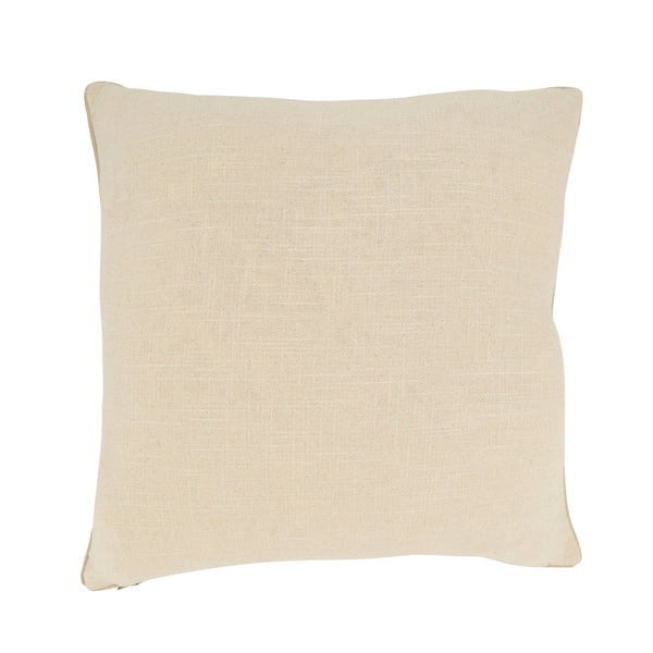 Embroidered Pillow: Blue