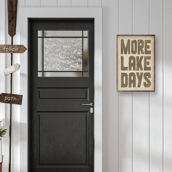 More Lake Days Brown: 16x24