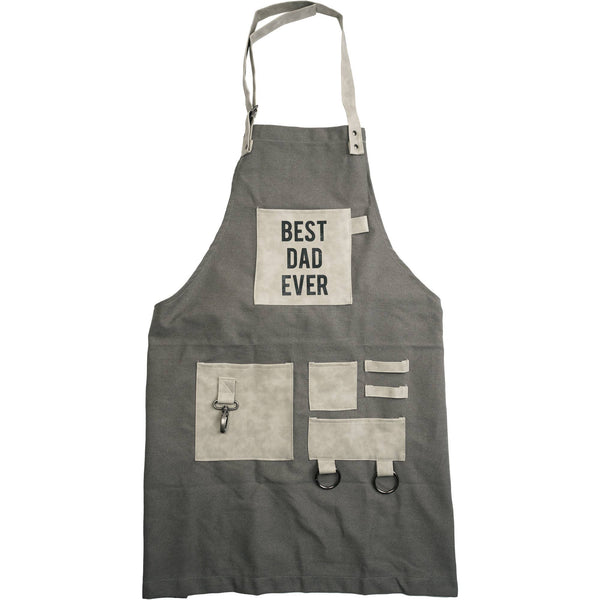 Best Dad - Canvas Grilling Apron