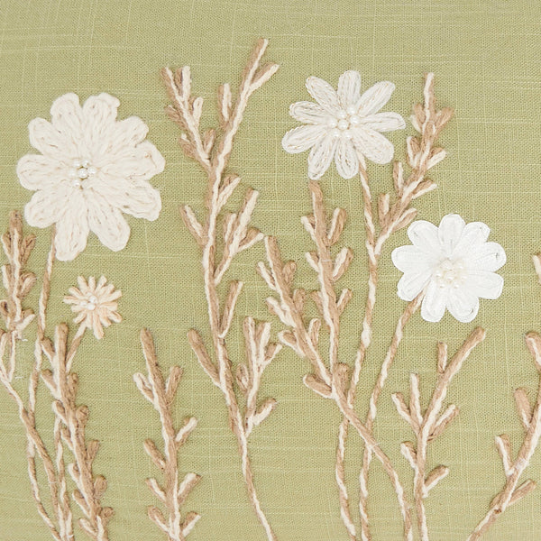Delicate Floral PillowDown Filled