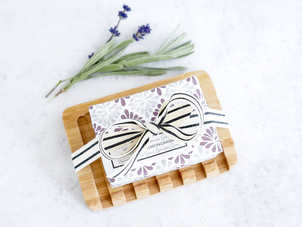 Draining Bamboo Soap Dish