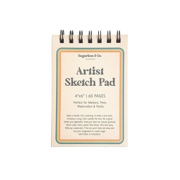 4"x6" Spiral Artist Sketch Pad