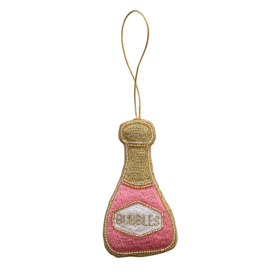 *champagne ornament