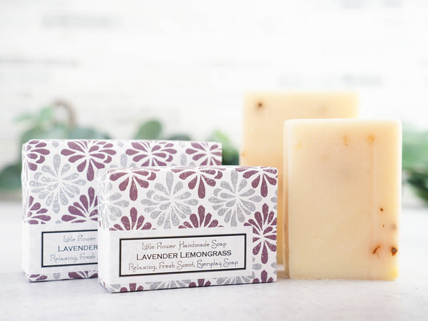 Lavender Lemongrass Handmade Soap: