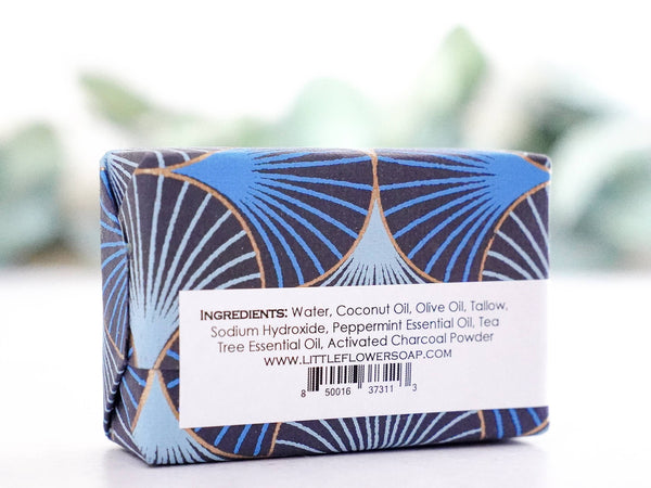 Activated Charcoal Handmade Soap: 3.5 oz