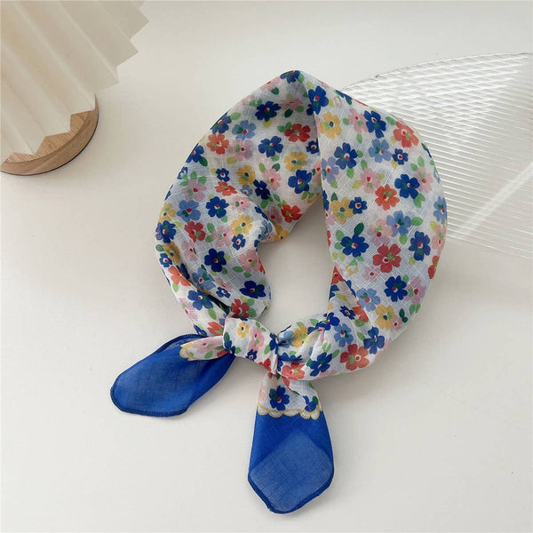 Cotton Linen Square Scarf - Breathable Neck Wrap_CWMS0673: TYPE1 / (OS) 3