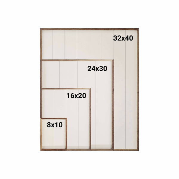 Watercolor Timber: 24 x 30 x 1.5