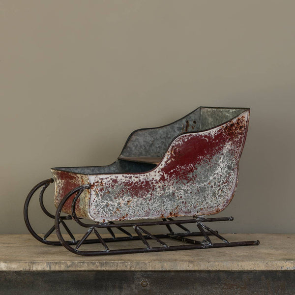 AGED RED  SLEIGH