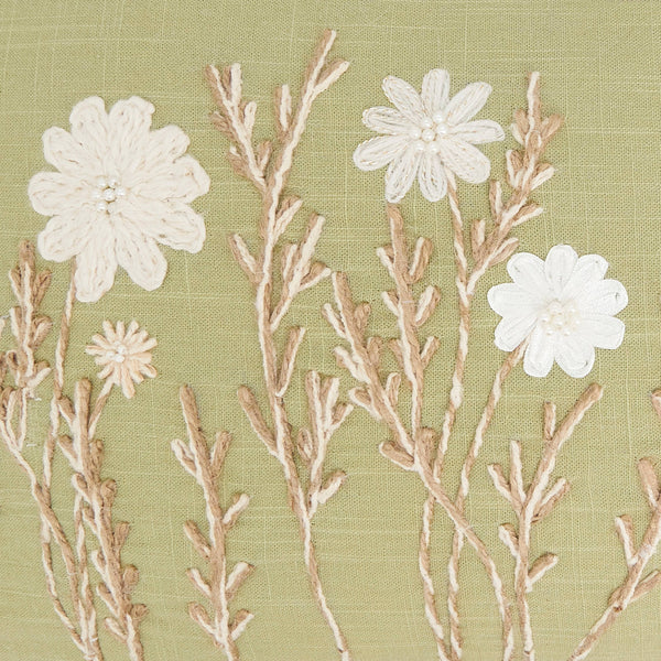 Delicate Floral PillowDown Filled
