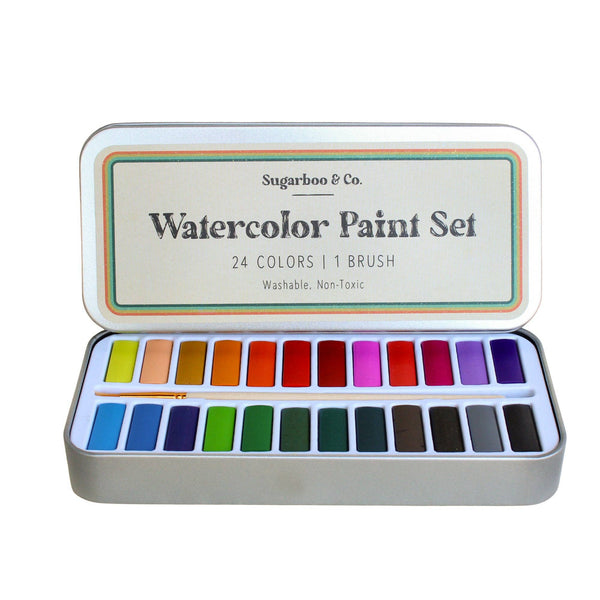 Watercolor Tin Paint Set