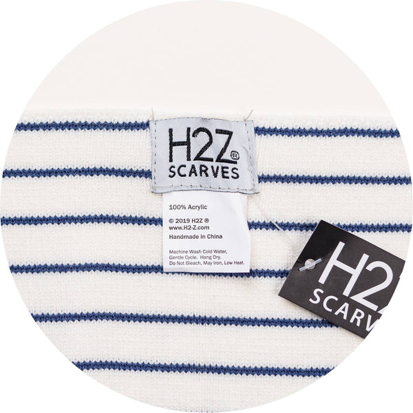 Starboard Stripes Faux Sweater Scarf