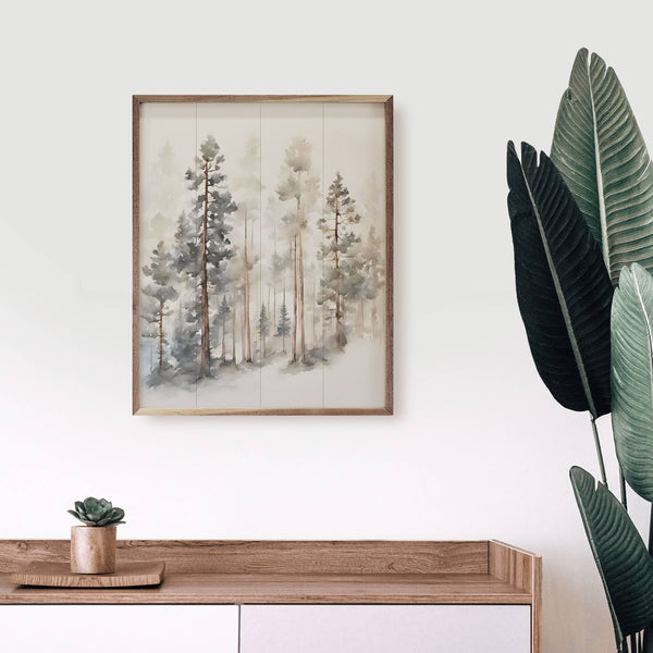 Watercolor Timber: 24 x 30 x 1.5