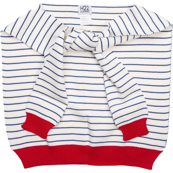 Starboard Stripes Faux Sweater Scarf