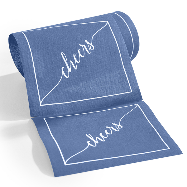 Cotton Cocktail Napkin Roll: Mystic Cheers"