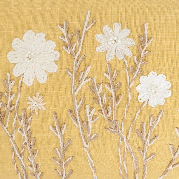 Delicate Floral PillowDown Filled
