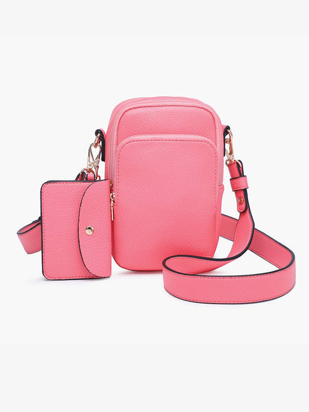 3 Compartment Crossbody w/ Pouch: Hunter Green