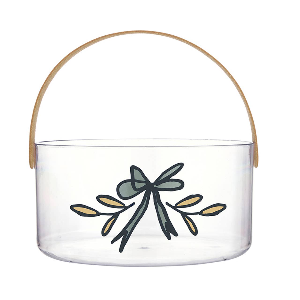Acrylic Bucket - Bow: