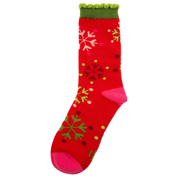 Holiday Socks: White Christmas