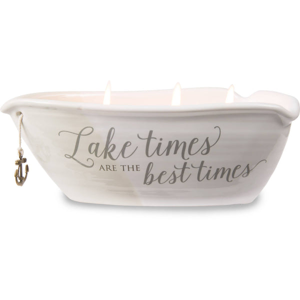 Lake Times - Triple Wick 10 oz Soy Wax Candle