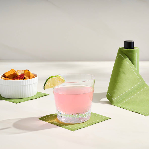 Exclusive Cocktail Napkin Stand in Matte Black