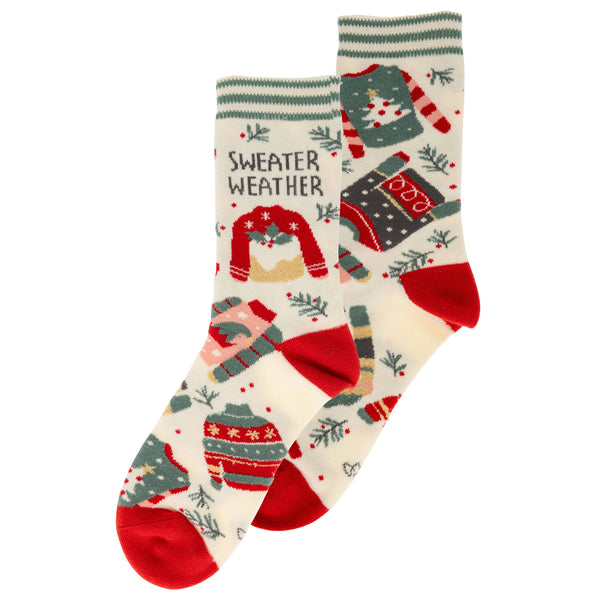 Holiday Socks: Santa