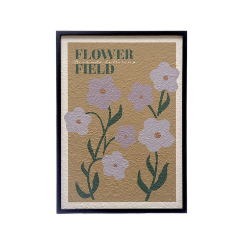 Field FLowers wall print