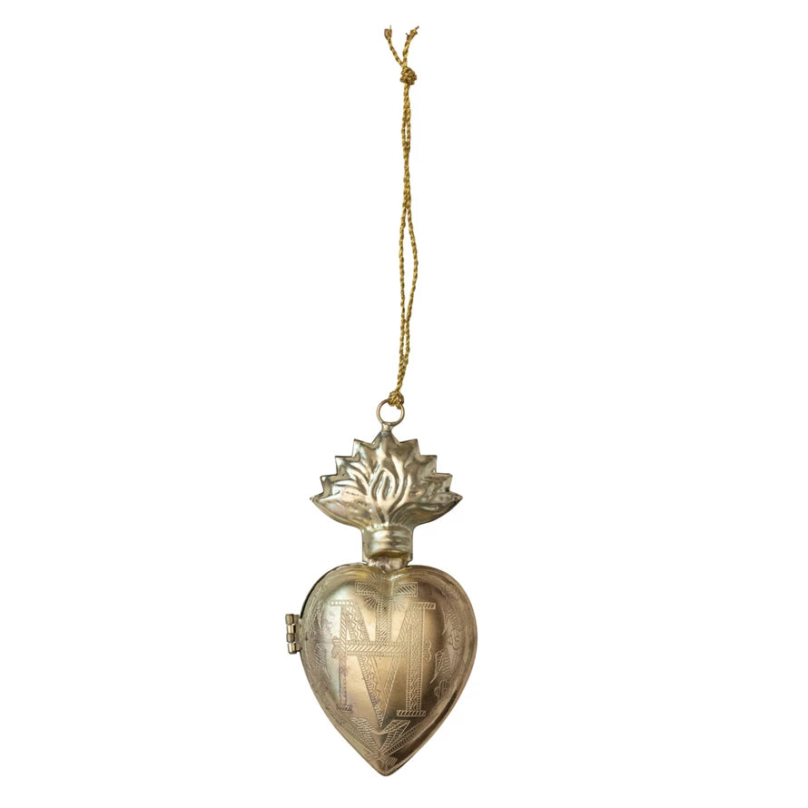 sacred heart ornament