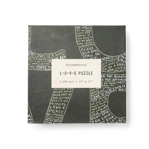 L-O-V-E Puzzle (1,000pcs) 19" x 27"