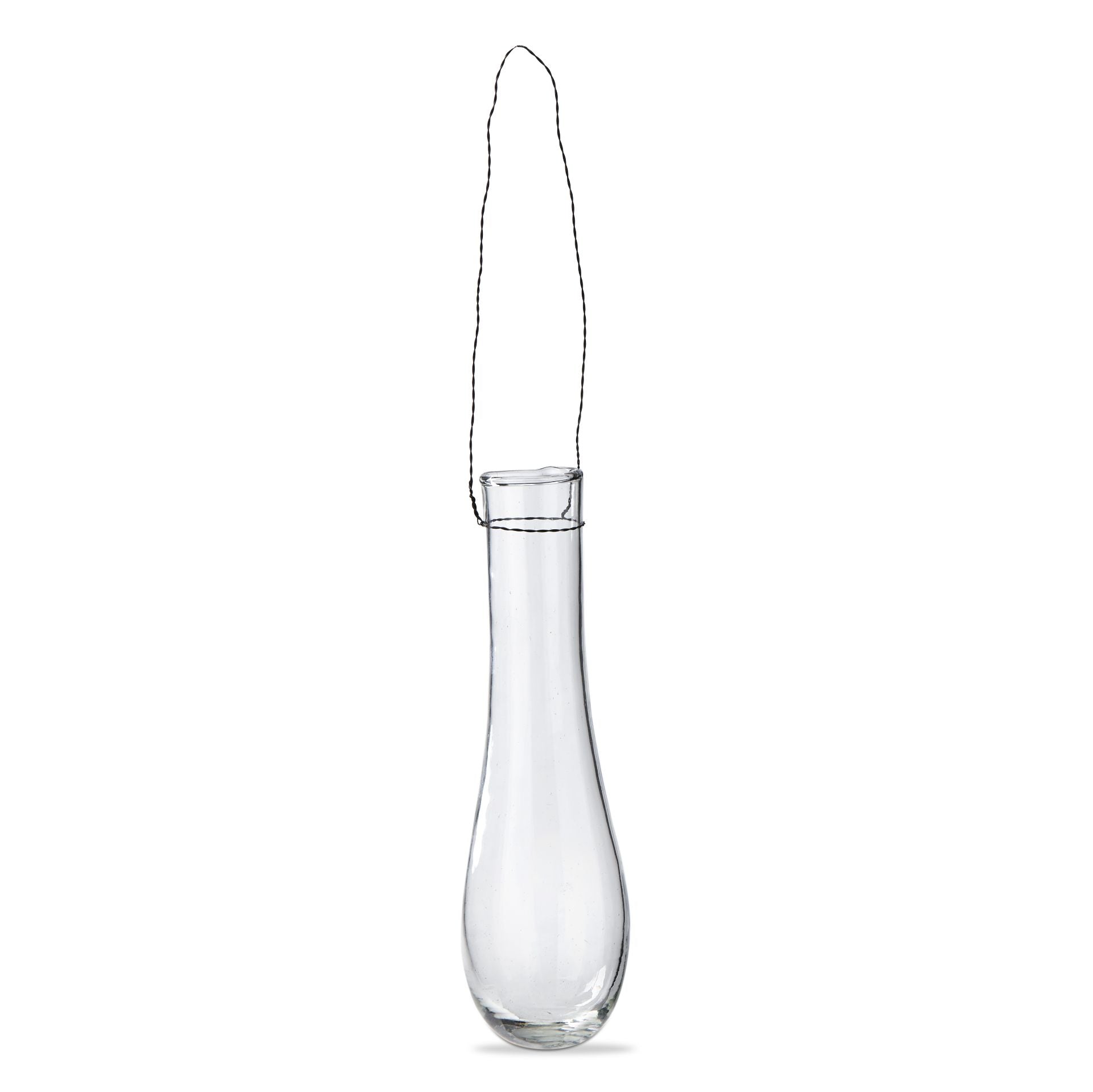 raindrop vase with wire handles