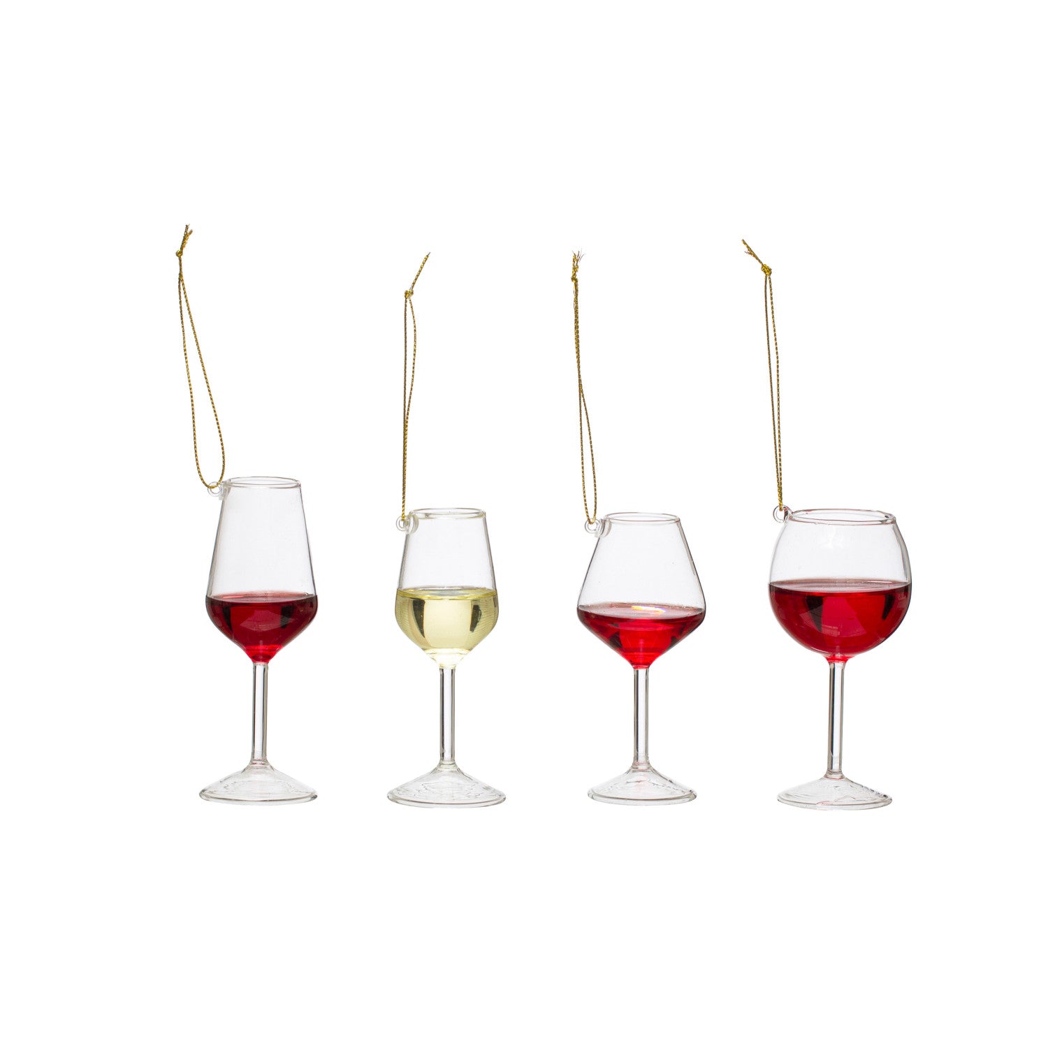 *Wine glass ornament